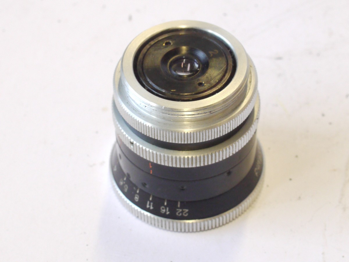 mwclassiccameras-20240823-63 Kern 16mm f2.8 Yvar AR 16mm cine "C" mount lens + caps
