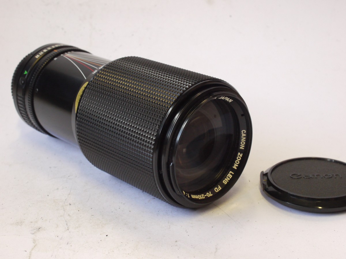 mwclassiccameras-20240830-157 Canon 70-210mm f4 manual focus/Zoom Fd mount lens + Canon caps