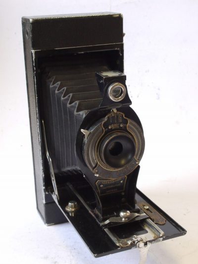 Kodak No.2C Folding Autographic Brownie camera with 3-Speed shutter. No Stylus