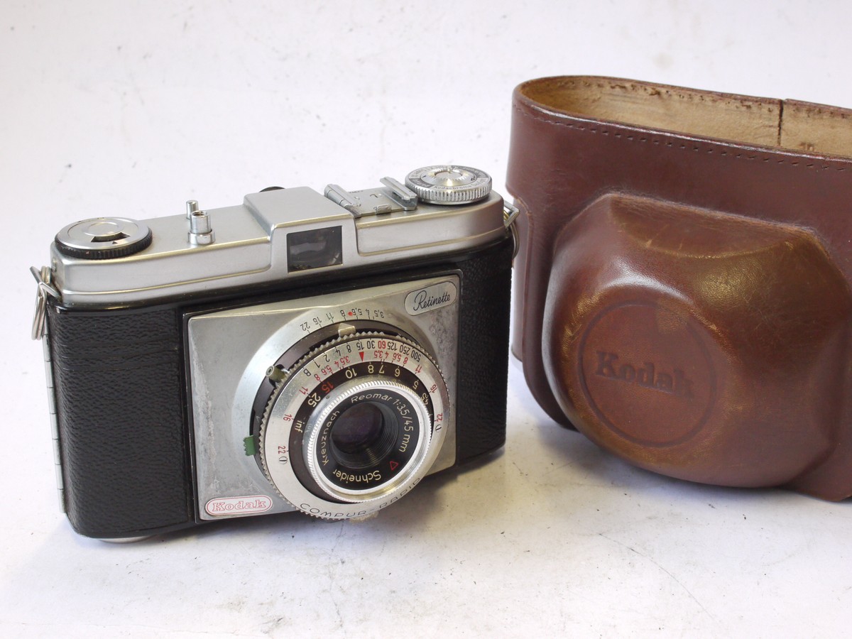 mwclassiccameras-20240830-215 Kodak Retinette 35mm viewfinder camera with Schneider 45mm f3.5 Reomar coated lens