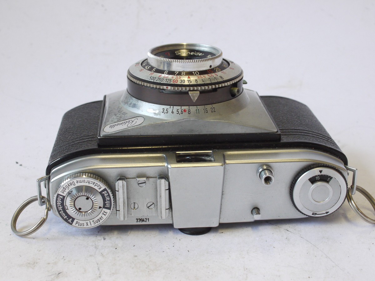 mwclassiccameras-20240830-218 Kodak Retinette 35mm viewfinder camera with Schneider 45mm f3.5 Reomar coated lens