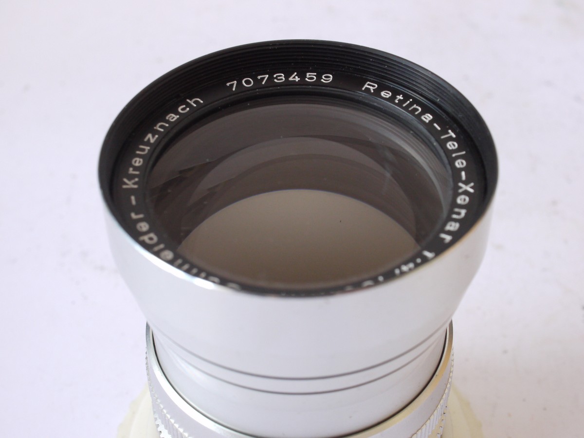 mwclassiccameras-20240830-97 Schneider 135mm f4 Retina-Tele-Xenar DKL mount lens for Retina Reflex + Keeper case