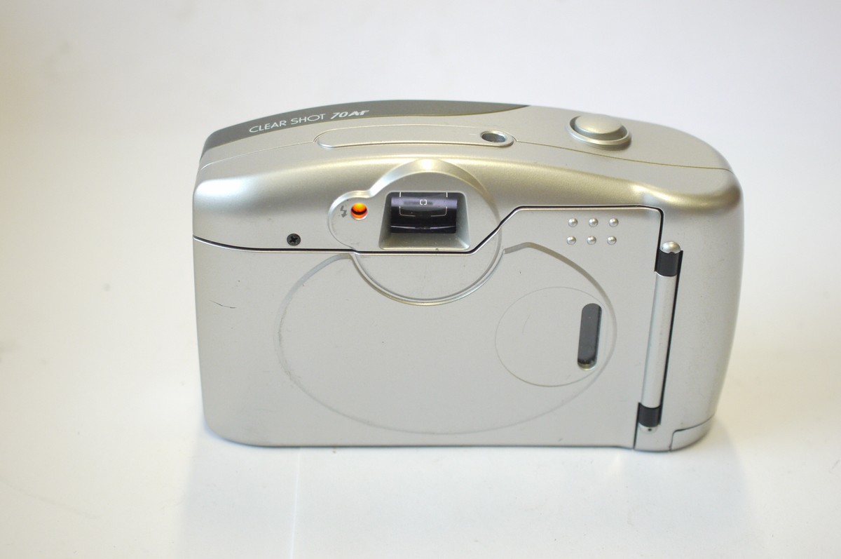 mwclassiccameras-20240906-174 Fujifilm Clear Shot 70AF 35mm Compact Autofocus Point-&-Shoot camera, Silver coloured, with Fujinon lens