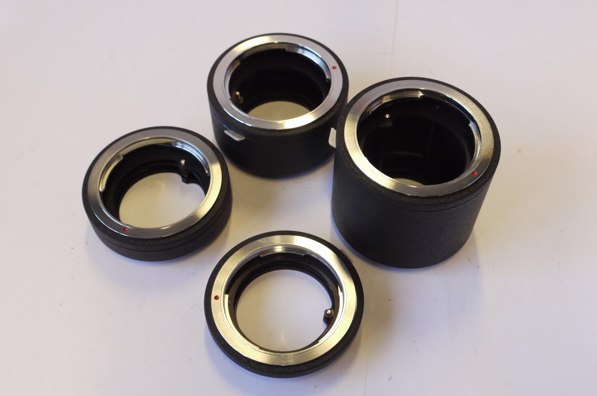 mwclassiccameras-20240927-225 Rollei Set of Four Extension tubes/rings for the SL35 QBM mount SLRs + Rollei Box