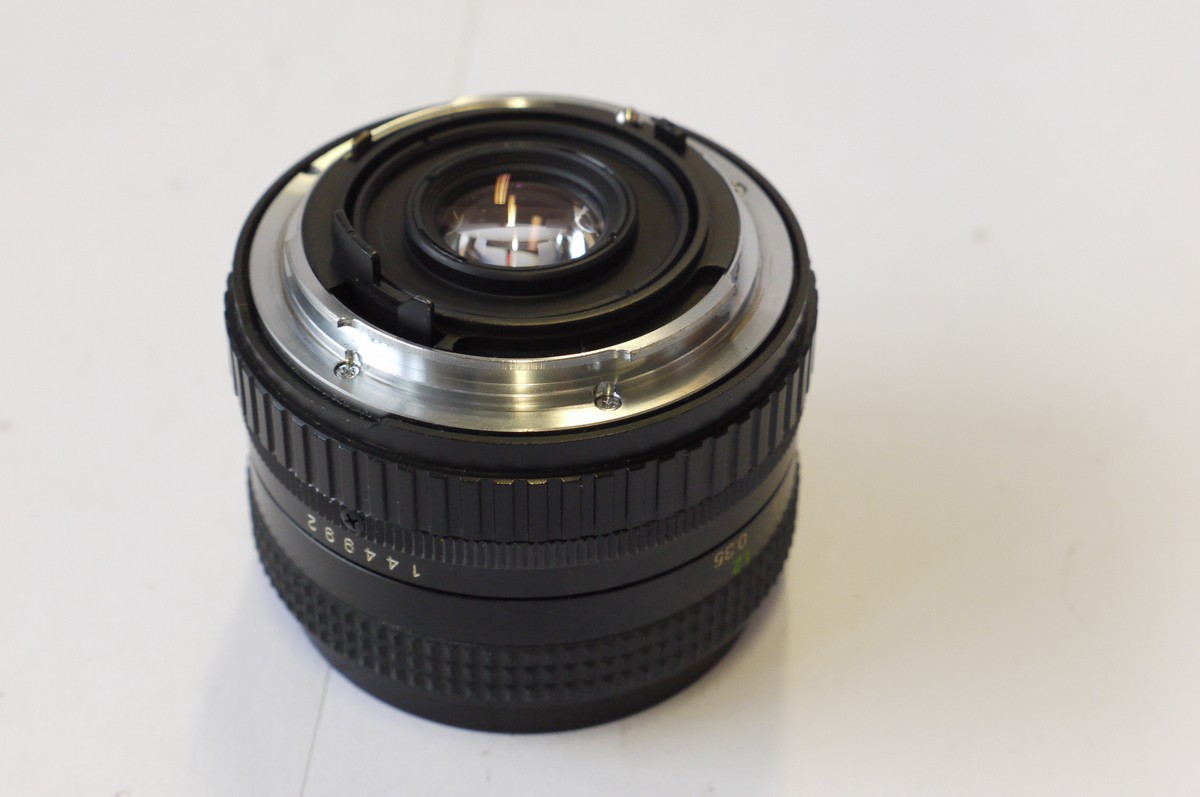 mwclassiccameras-20240927-76 Fuji 28mm f2.8 DM X-Fujinar-W manual focus lens, Fujica SLR Bayont mount + rear cap
