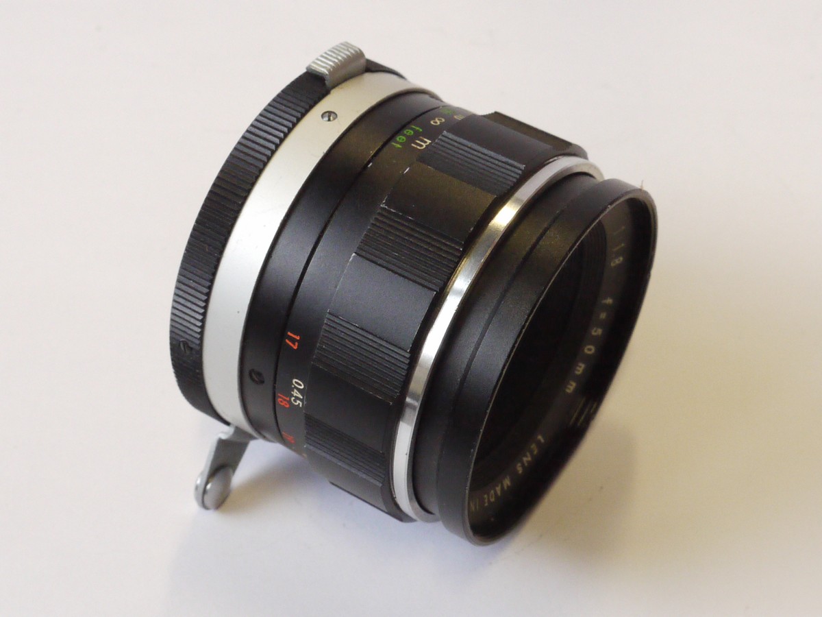 mwclassiccameras-20241011-36 Miranda 50mm f1.8 Auto Miranda bayonet mount lens with Aperture setting lever
