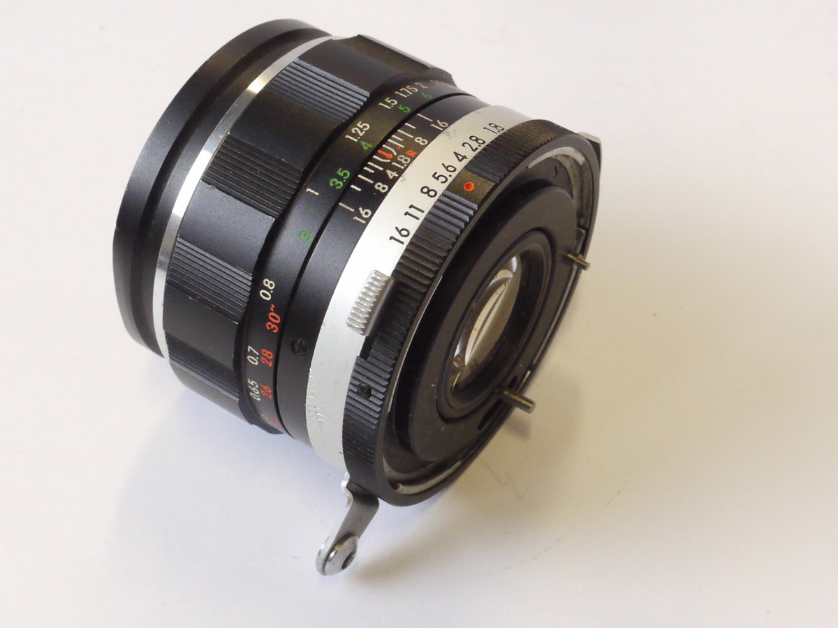 mwclassiccameras-20241011-37 Miranda 50mm f1.8 Auto Miranda bayonet mount lens with Aperture setting lever