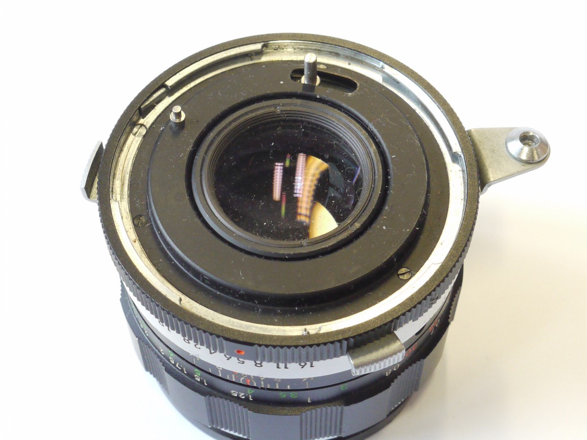 mwclassiccameras-20241011-39 Miranda 50mm f1.8 Auto Miranda bayonet mount lens with Aperture setting lever