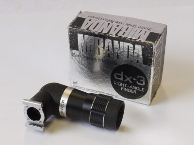 Miranda dx-3 Right angle Finder, eyepiece mounting + makers box