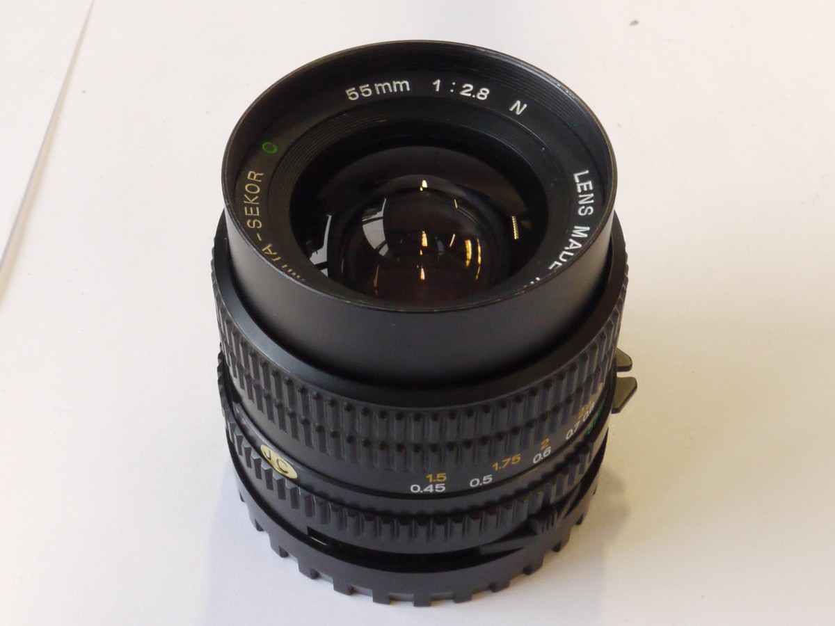 Mamiya 55mm f2.8 N Sekor C lens for M645 Camera + Mamiya caps – MW