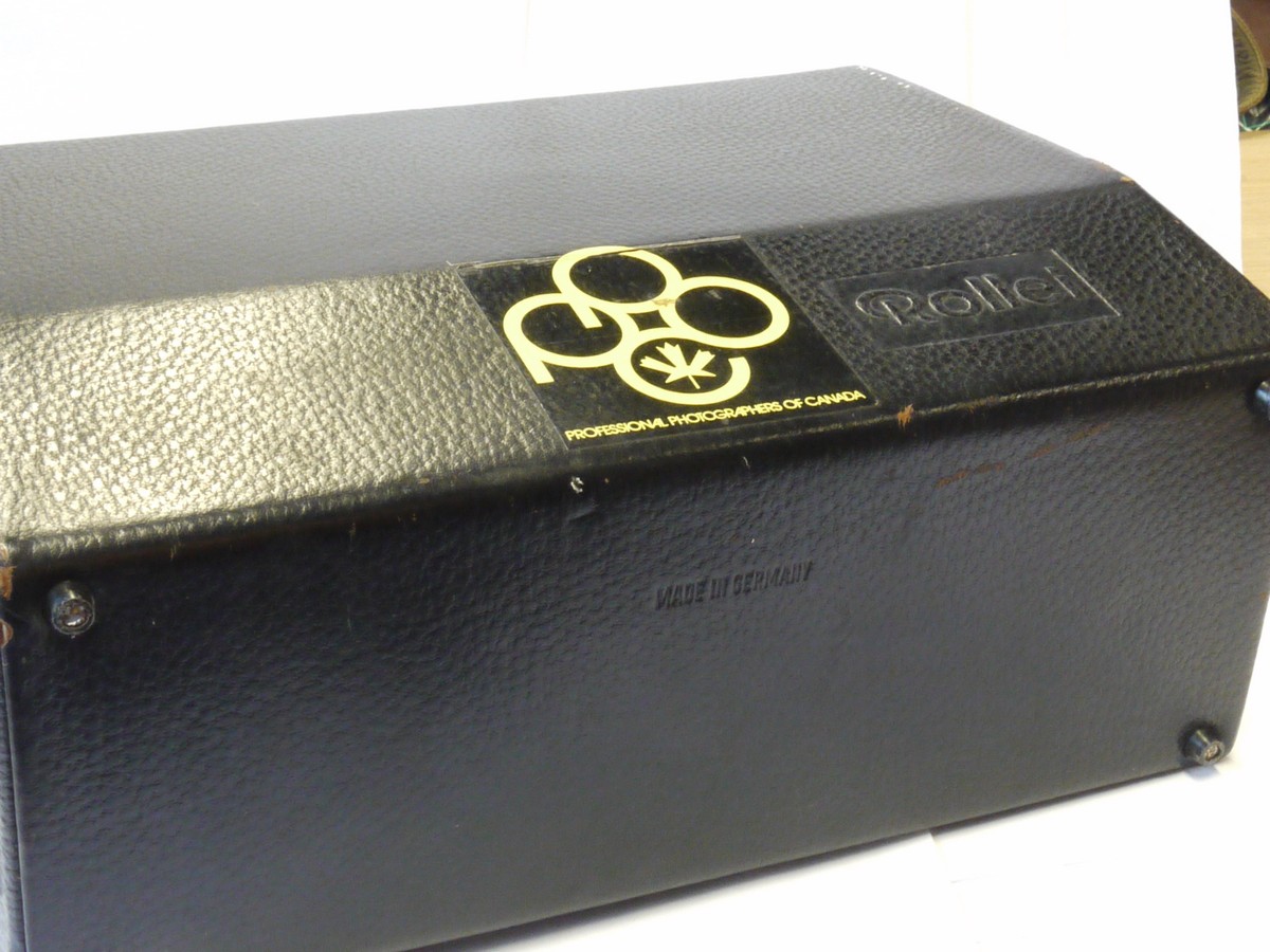 mwclassiccameras-20241025-212 Rolleiflex SL66 black leather fitted outfit case, with sections for Camera, Spare Back, Filters & Accessories. UNCOMMON