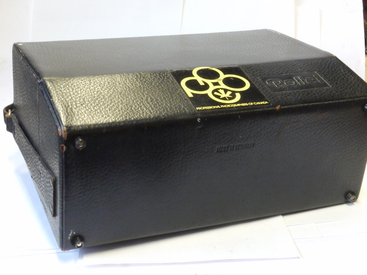 mwclassiccameras-20241025-213 Rolleiflex SL66 black leather fitted outfit case, with sections for Camera, Spare Back, Filters & Accessories. UNCOMMON