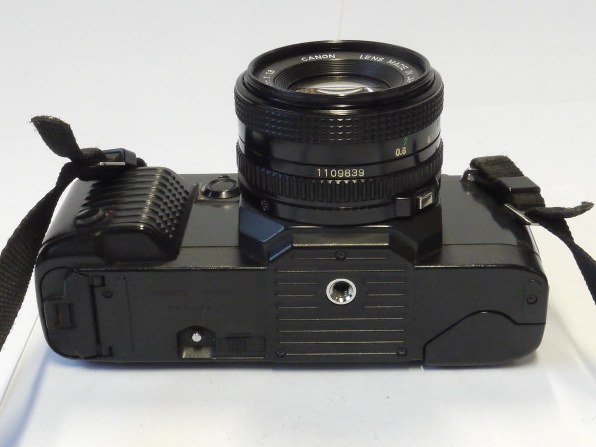 mwclassiccameras-20241025-220 Canon T70 35mm Multi-Mode SLR + Canon 50mm f1.8 FD lens & neck strap