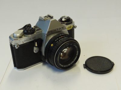 Pentax ME Super chrome + 50mm f1.7 SMC Pentax-M PKM mount lens