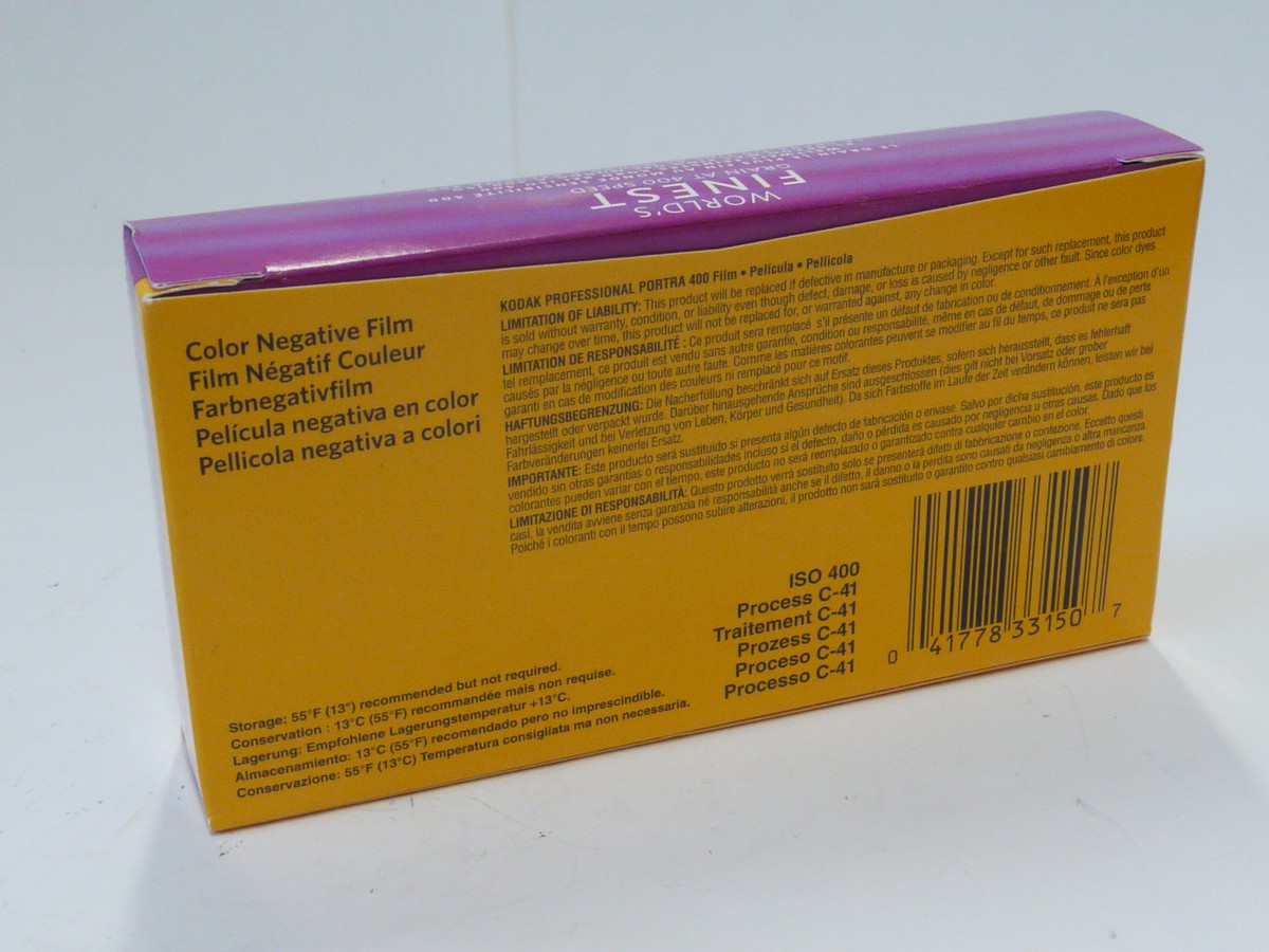 mwclassiccameras-20241108-166 Kodak Pack of Five Portra 400 120 Colour Negative Films. Sealed, never opened. Bought new and kept Refrigerated. Expidy date is November 2021