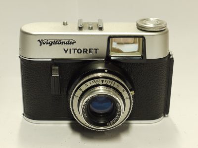 Voigtlander Vitoret 35mm viewfinder camera with 50mm f2.8 Vaskar lens in Prontor 125 shutter + ER case