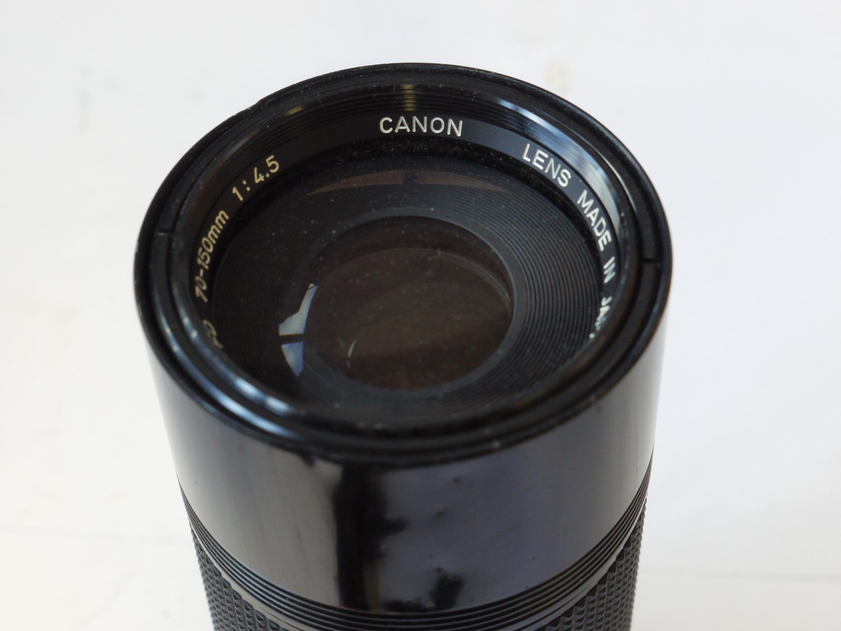 mwclassiccameras-20241122-31 Canon 70-150mm f4.5 manual zoom/focus FD mount lens + Canon rear cap