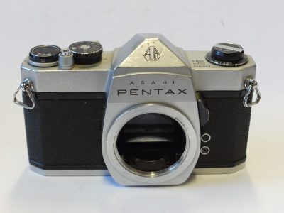 Pentax SP1000 35mm SLR body, chrome, M42 screw mount