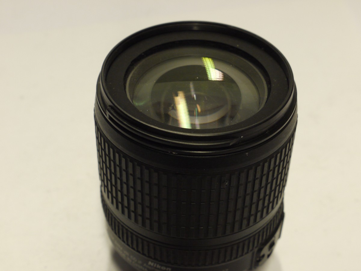 mwclassiccameras-20241129-147 Nikon 18-105mm f3.5-5.6 G ED AF-S DX Nikkor VR lens + makers lens hood & rear cap