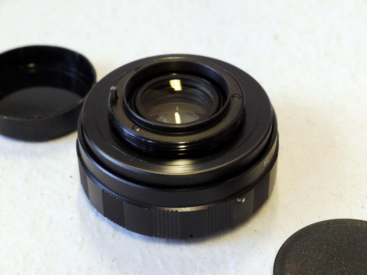 mwclassiccameras-20241206-112 Cima Kogaku 2X-3X Cimako-Zoom Variable Tele Converter with helicoid, in Auto M42 screw mount + caps