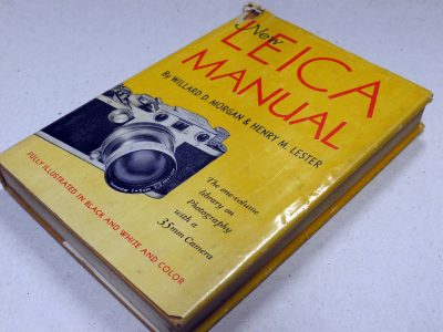 New Leica Manual book by Morgan & Lester c1951. Hardback, with dust cover. 428 pages I English