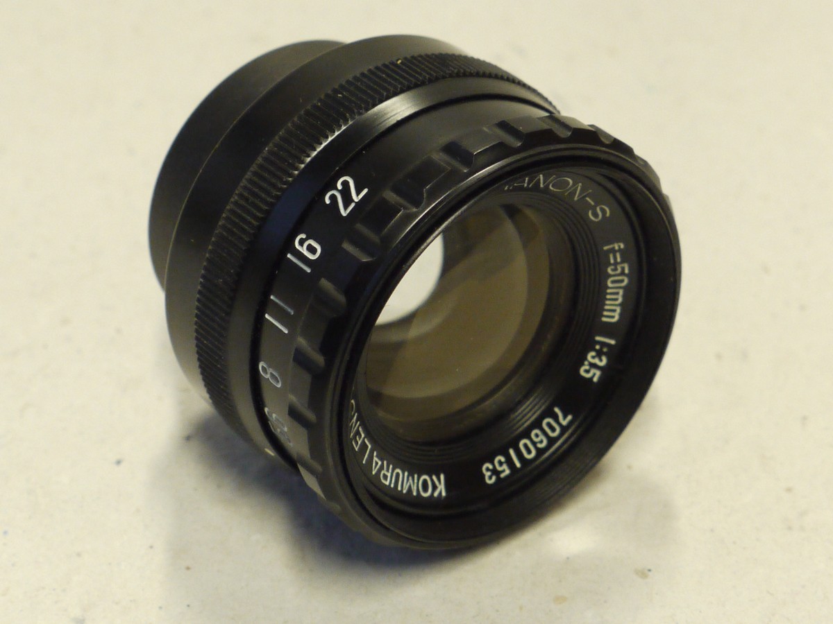 mwclassiccameras-20241213-58 Komura 50mm f3.5 Komuranon-S Enlarging lens L39 mount + Keeper case & Box