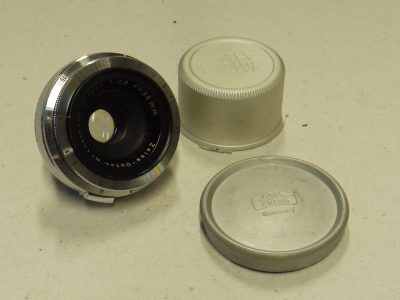 Zeiss-Opton 35mm f2.8 Biogon Post-War lens for Contax Iia/IIIa Rangeifnder cameras + Zeiss Caps