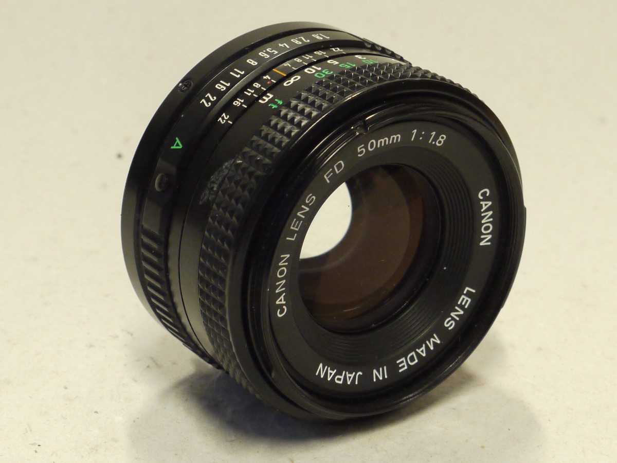 mwclassiccameras-20241213-99 Canon 50mm f1.8 manual focus FD mount lens