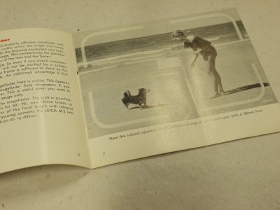 Leitz Leica M3 Original Instructions c1965. 24 pages in English