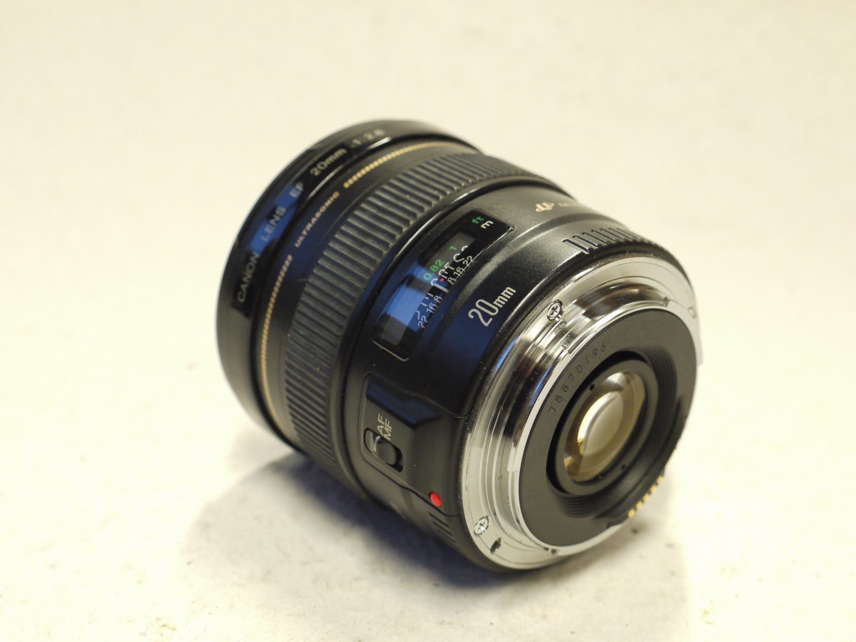 mwclassiccameras-20250103-143 Canon EF 20mm f2.8 USM lens + makers rear cap