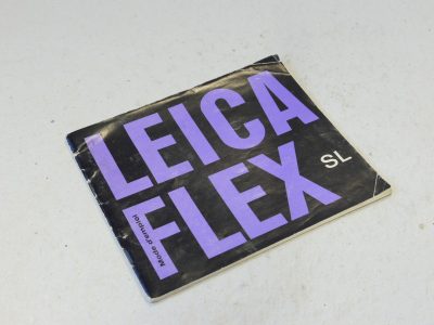 Leitz Original Instructions for the Leicaflex SL c1976. 36 pages in English
