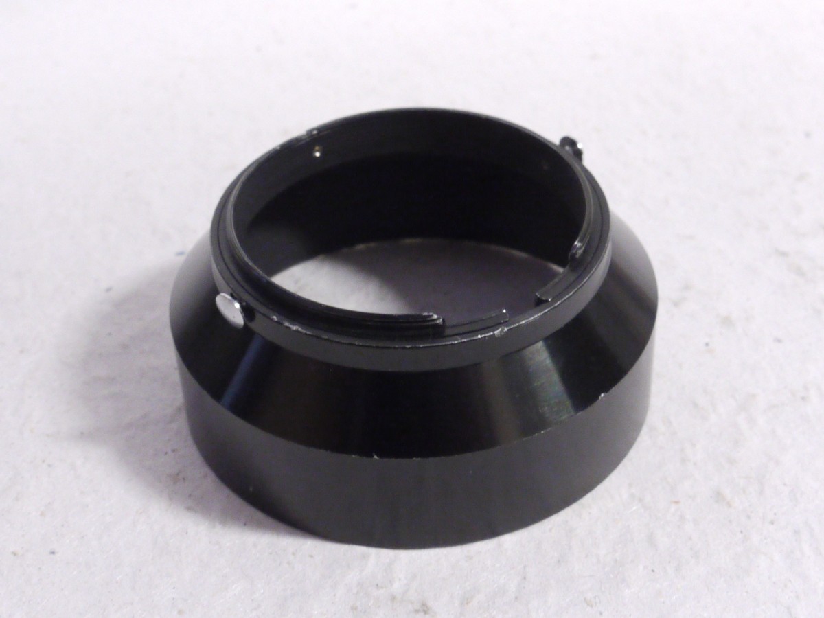 mwclassiccameras-20250117-38 Nikon F Clip-on metal lens hood for 50mm & 58mm f1.4 SLR Lens