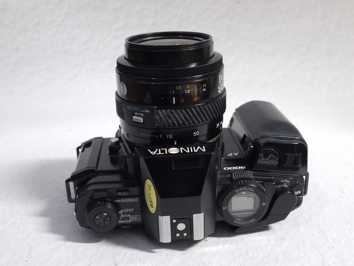 Minolta 9000 AF 35mm AF SLR + 35-70mm f4 AF Zoom – MW Classic Cameras