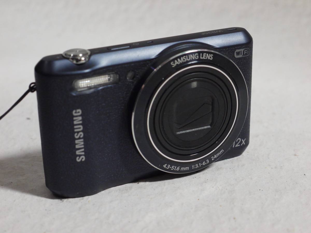 mwclassiccameras-20250124-302 Samsung WB35F 16.2MP Digital Compact camera with 4.3-51.6mm f3.1-6.3 12X Optical Zoom lens + Battery, Charger, Wrist Strap, Instructions & Box
