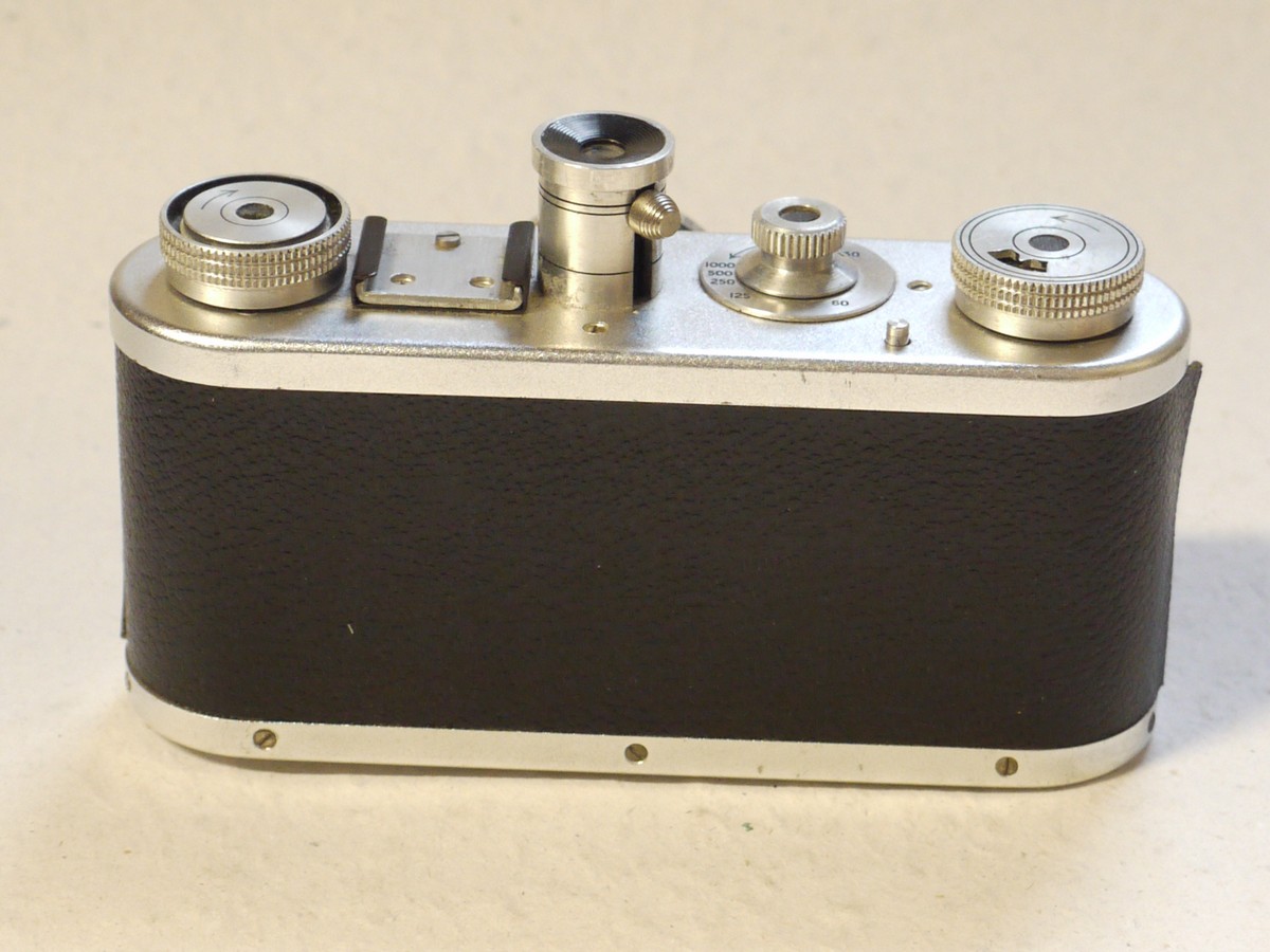 mwclassiccameras-20250131-137 Corfield Periflex I Leica Copy, chrome, L39, + 50mm f3.5 Lumar-X lens with front cap