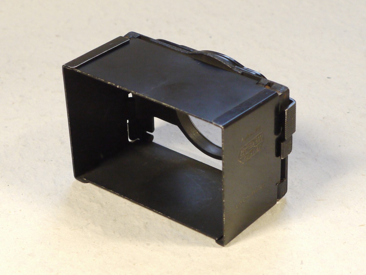 mwclassiccameras-20250131-241 Leitz Clip-on metal collapsible lens hood for 50mm f2 Summicron (SOOFM)