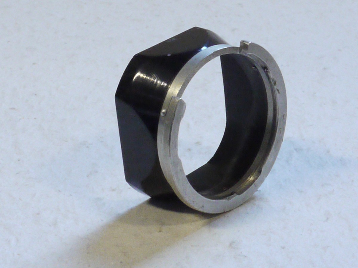 mwclassiccameras-20250207-131 Unamed Bsyonet 3 Metal Lens Hood (Copy of Rolle), for f2.8 Planar & Xenotar TLR lenses
