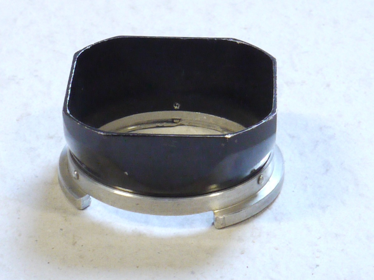 mwclassiccameras-20250207-132 Unamed Bsyonet 3 Metal Lens Hood (Copy of Rolle), for f2.8 Planar & Xenotar TLR lenses