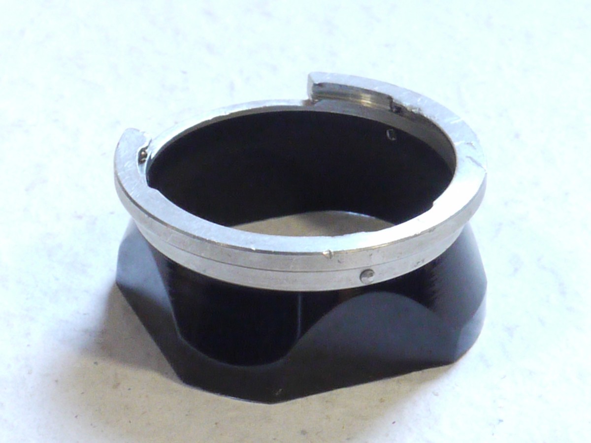 mwclassiccameras-20250207-133 Unamed Bsyonet 3 Metal Lens Hood (Copy of Rolle), for f2.8 Planar & Xenotar TLR lenses