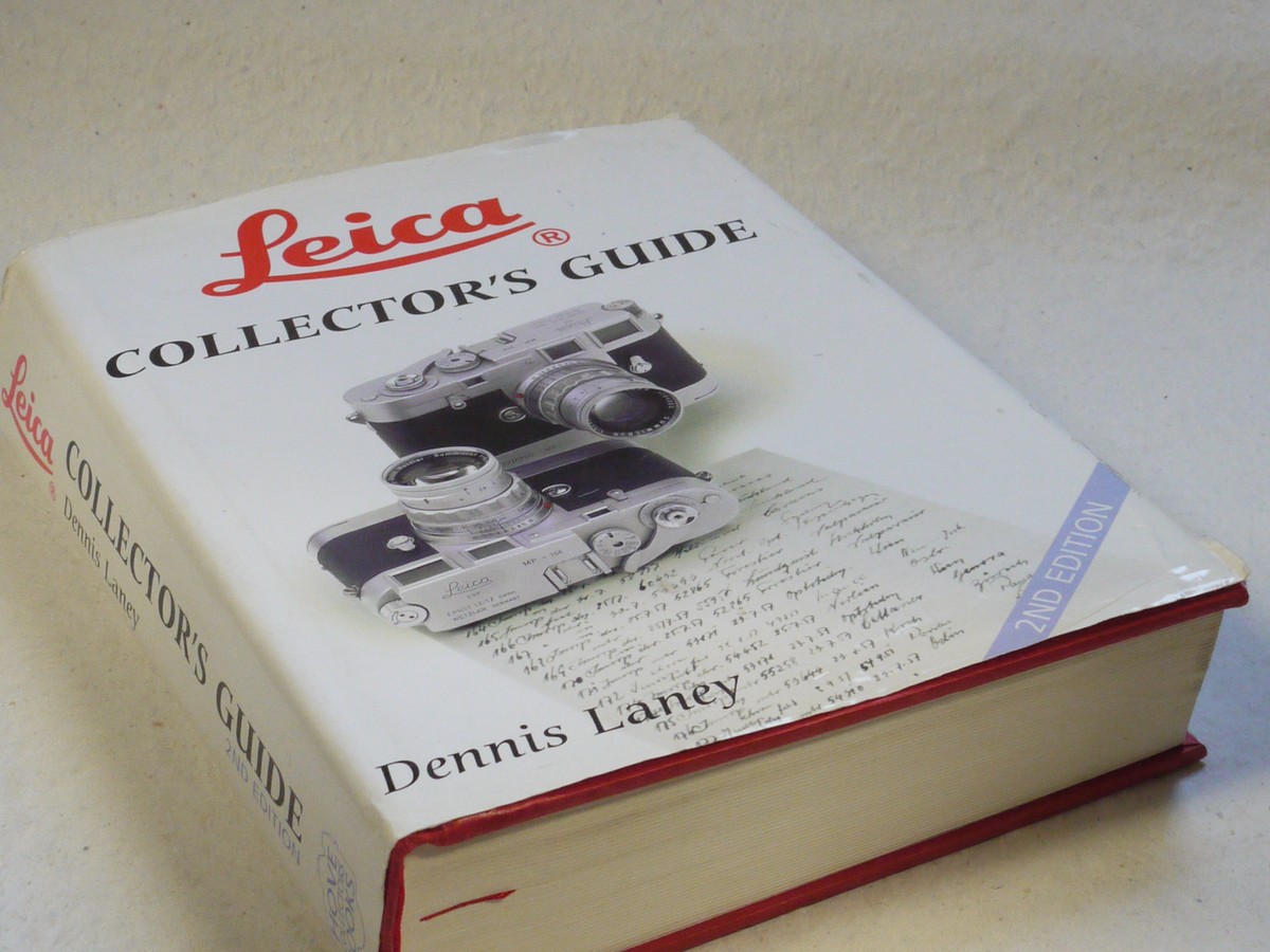mwclassiccameras-20250207-143 Leica Collectors Guide, book by Dennis Laney c2005, 2nd Edition. Hardback, with dust cover. 624 pages in English