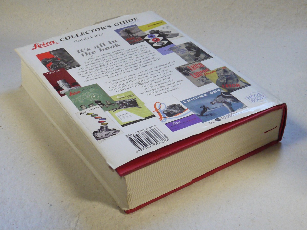 mwclassiccameras-20250207-145 Leica Collectors Guide, book by Dennis Laney c2005, 2nd Edition. Hardback, with dust cover. 624 pages in English