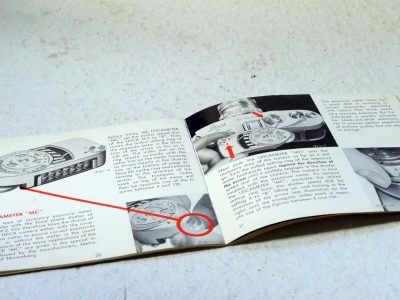 Leitz Original Instructions for Leica M3 c1959. 32 pages in English