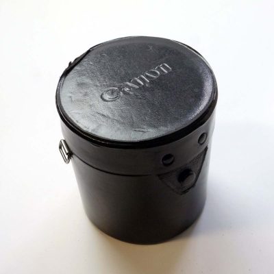 Canon Original black leather lens case (108mm x 95mm)
