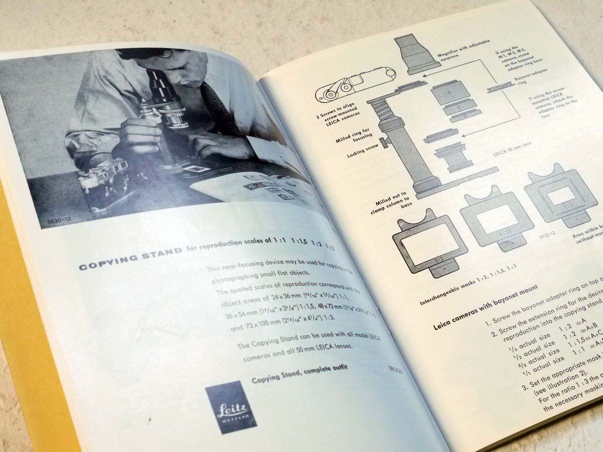 mwclassiccameras-20250221-66 Leitz Official Reprint "Leica Instructions for use of Reproduction Devices including Visoflexes & Bellows. In English