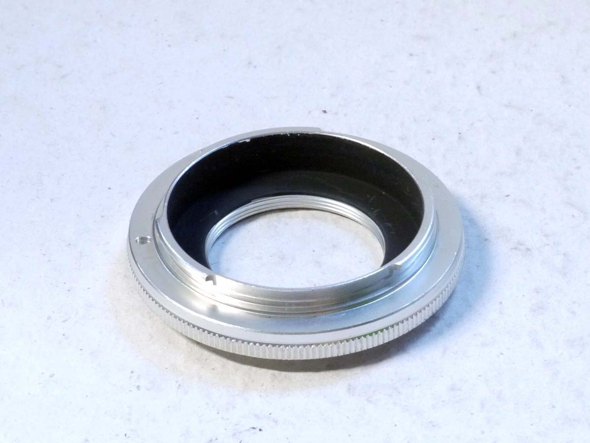 mwclassiccameras-20250221-83 Hand-Made Mount adapter for using the Canon 50mm f1.95 Dream lens on the Hasselblad X Digital Cameras. UNCOMMON