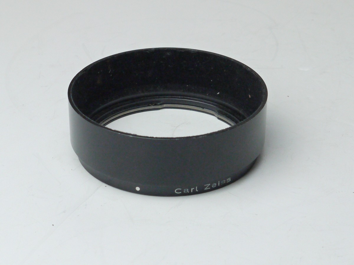 mwclassiccameras-20250314-101 Carl Zeiss bayonet metal lens hood for the 50mm f1.4 Planar T* ZE lens