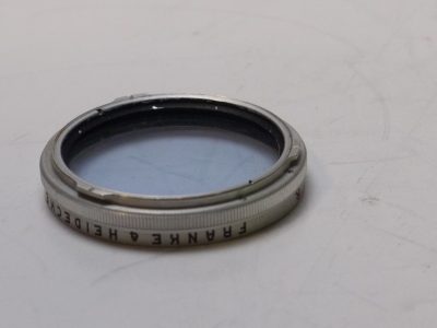 Rollei Bayonet 3 Blue B2 light blue filter (for f2.8 Planar & Xenotar Rolleiflex TLR lenses)