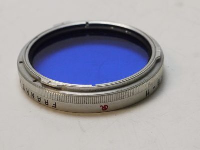 Rollei Bayonet 3 Blue B11 dark blue filter (for f2.8 Planar & Xenotar Rolleiflex TLR lenses)