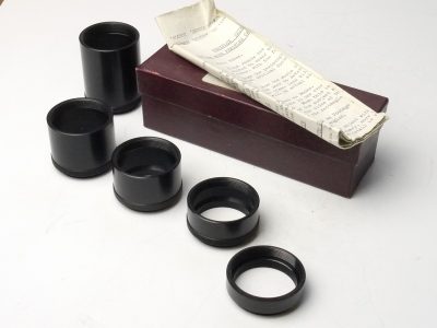 Corfield Periflex set of 5 Extension tubes, L39 + Instructions & Box