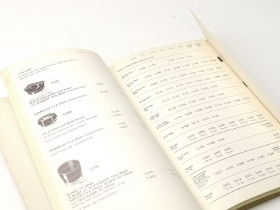 Leitz General Catalogue for the LEICa System, June 1966. 126 pages in English